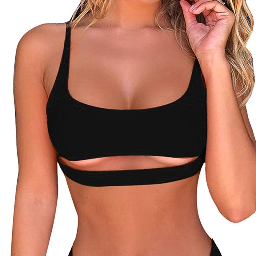 Black Swim Bikini Set
